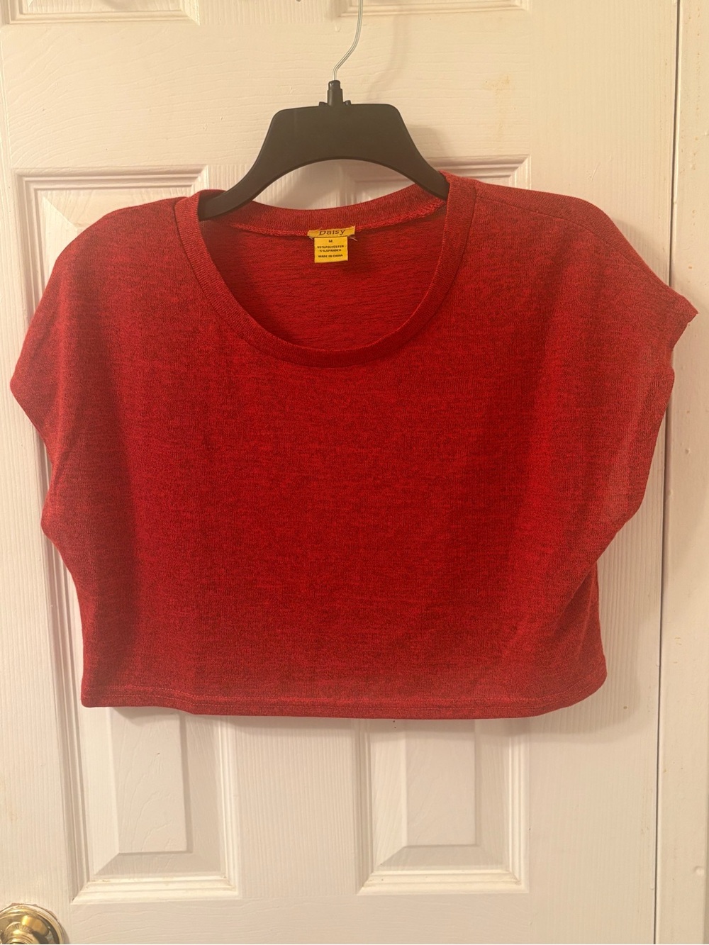 Daisy Red Cropped Tee